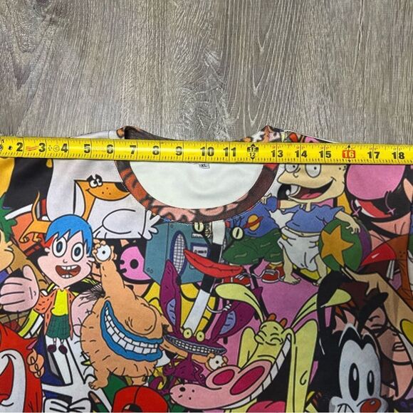 RARE Nickelodeon Cartoon Network Sweatshirt Adult Shirt TV Show Character Print - Picture 8 of 14